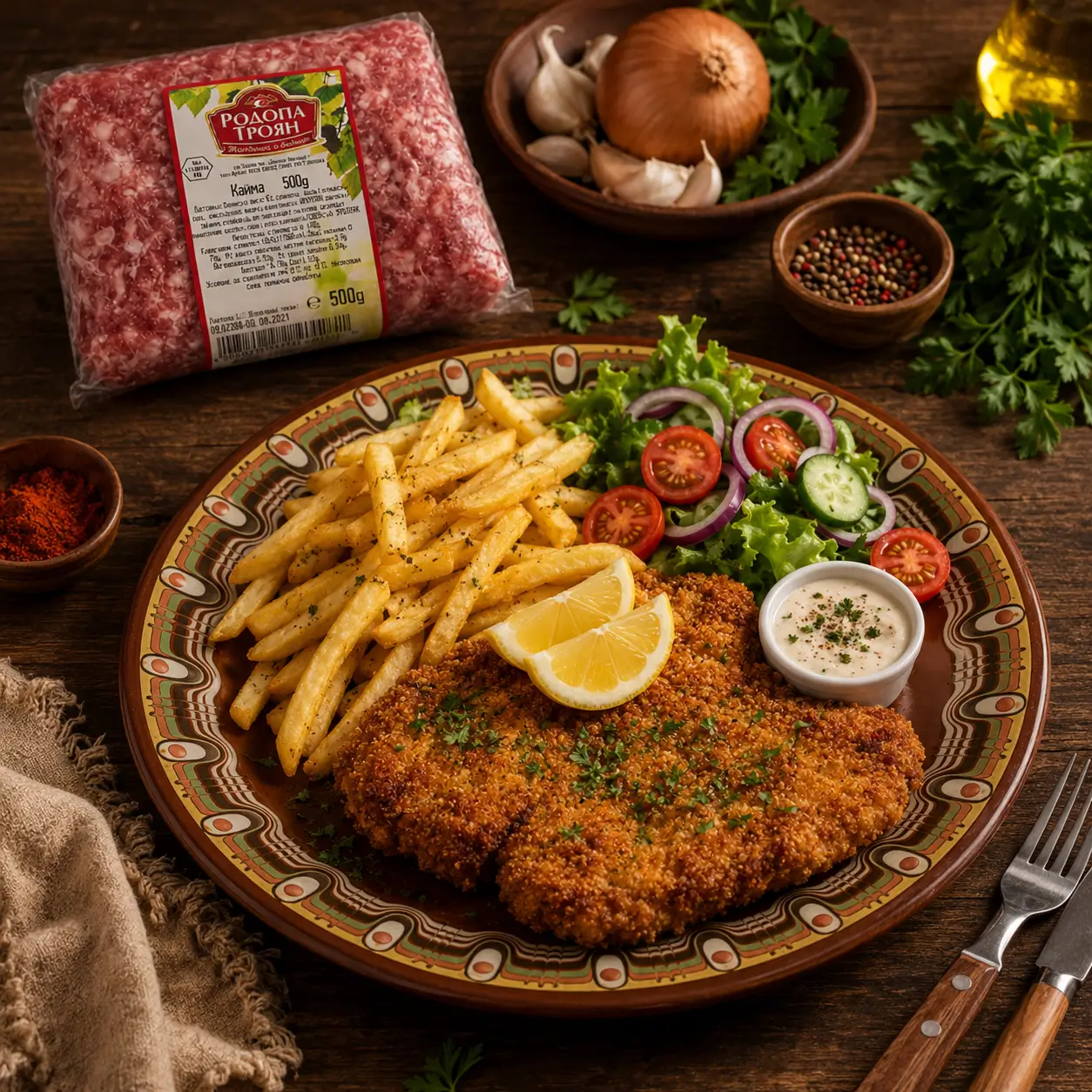 Лесна и вкусна рецепта за шницели от кайма Родопа Троян